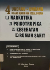 Image of 4 Undang-Undang Bidang Hukum dan Sosial Budaya