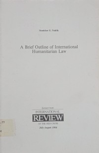 Image of A Brief Outline of International Humanitarian Law
