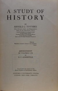Image of A Study of History