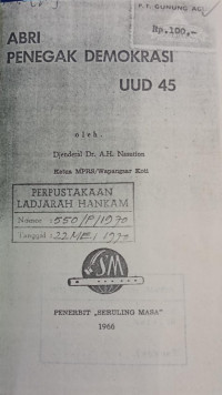 Image of ABRI Penegak Demokrasi UUD 45