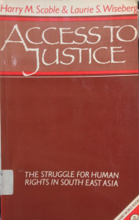 Image of Access to Justice: Human Rights Struggles in South East Asia