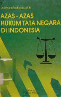 Image of Azas-Azas Hukum Tata Negara di Indonesia