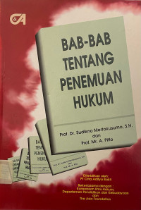 Image of Bab-Bab Tentang Penemuan Hukum