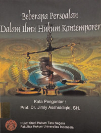 Image of Beberapa Persoalan Dalam Ilmu Hukum Kontemporer