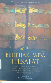 Image of Berpijak Pada Filsafat Buku Satu: Bioetika & Epistemologi