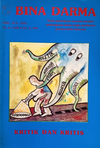 Image of Bina Darma Vol. 11 No. 41, Tahun 1993: Kritik dan Kritis
