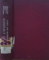 Image of Cases and Materials on Conflict of Laws