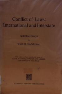 Image of Conflict of Laws: International and Interstate
