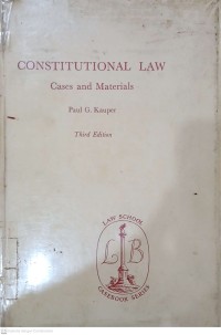 Image of Constitutional Law: Cases and Materials