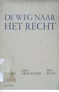 Image of De Weg Naar Het Recht