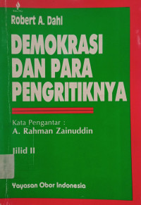 Image of Demokrasi dan Para Pengritiknya Jilid II