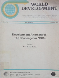 Image of Development Alternatives: The Challenge for NGOs