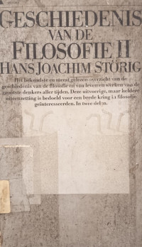 Image of Geschiedenis van de Filosofie II