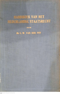 Image of Handboek van het Nederlandse Staatsrecht