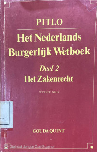 Image of Het Nederlands Burgerlijk Wetboek Deel 2 Het Zakenrecht