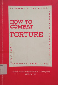 Image of How to Combat Torture
