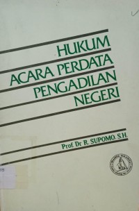 Image of Hukum Acara Perdata Pengadilan Negeri