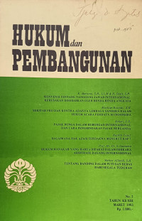 Image of Hukum dan Pembangunan Vol. XIII No. 2, Maret 1983