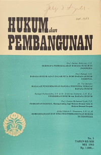 Image of Hukum dan Pembangunan Vol. XIII No. 3, Mei 1983