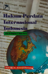 Image of Hukum Perdata Internasional Indonesia