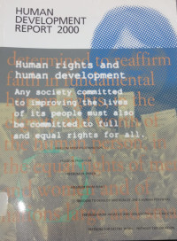 Image of Human Development Report 2000