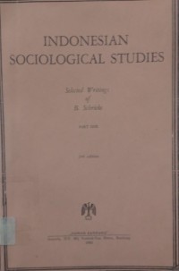 Image of Indonesian Sociological Studies: Part One