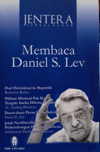 Image of Jentera (Jurnal Hukum): Membaca Daniel S. Lev