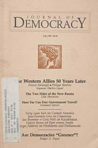 Image of Journal of Democracy Vol. 6 No. 3, July 1995