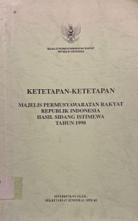 Image of Ketetapan-Ketetapan