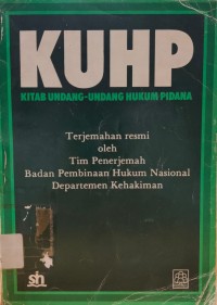 Image of KUHP: Kitab Undang-Undang Hukum Pidana