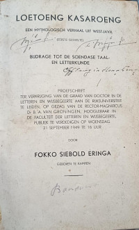 Image of Loetoeng Kasaroeng: Een Mythologisch Verhaal uit West Java