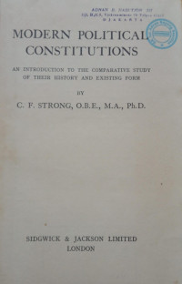 Image of Modern Political Constitutions