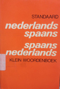Image of Nederlands Spaans Klein Woordenboek