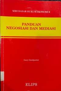 Image of Panduan Negosiasi Dan Mediasi