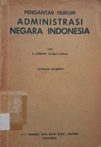 Image of Pengantar Hukum Administrasi Negara Indonesia