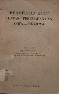 Image of Peraturan Baru Tentang Perumahan dan Sewa - Menjewa