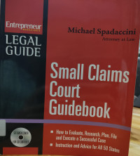 Image of Small Claims Court Guidebook