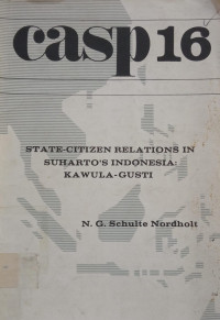 Image of State-Citizen Relations in Suharto’s Indonesia: Kawula-Gusti