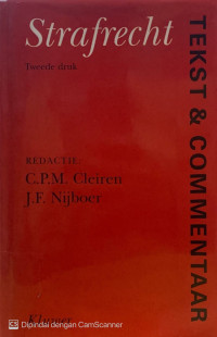 Image of Strafrecht: Tekst & Commentaar