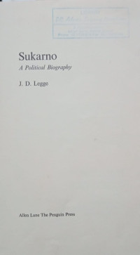 Image of Sukarno: A Political Biography