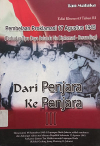 Image of Tan Malaka: Dari Penjara ke Penjara Jilid III