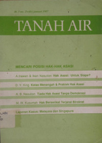 Image of Tanah Air: Mencari Posisi Hak-Hak Asasi
