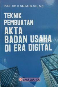 Image of Teknik Pembuatan Akta Badan Usaha DI Era Digital