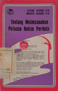 Image of Tentang Melaksanakan Putusan Hakim Perdata