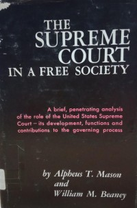Image of The Supreme Court in a Free Society