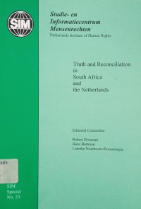 Image of Truth and Reconciliation in South Africa and the Netherlands