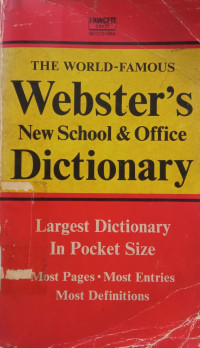 Image of Webster's New School and Office Dictionary