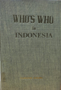 Image of Who's Who In Indonesia